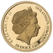 10 Dollars - Elizabeth II Meerkat obverse image
