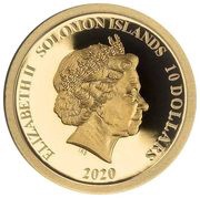 10 Dollars - Elizabeth II King Arthur obverse image