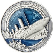 10 Dollars - Elizabeth II Titanic, Solomon Islands, 2021 reverse image