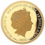 10 Dollars - Elizabeth II Lady Britain 2001 obverse image