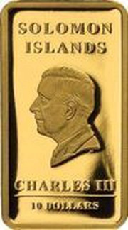 10 Dollars - Charles III Guardian Angel obverse image