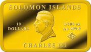 10 Dollars - Charles III Javelin throw obverse image
