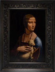 150 Dollars - Elizabeth II Lady with an Ermine, Solomon Islands, 2019 reverse image