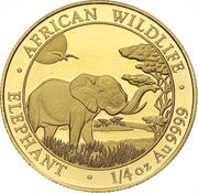 200 Shillings Elephant, Somalia, 2019 reverse image