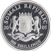 500 Shillings Elephant; Silver Bullion Coinage obverse image