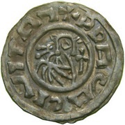 Denar - Boleslaus II the Pious, Bohemia, 967-999 reverse image