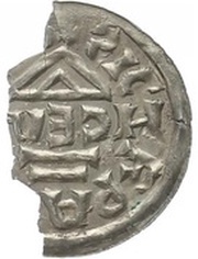 Denar - Boleslaus II the Pious, Bohemia, 967-999 reverse image