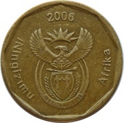 50 Cents iNingizimu Afrika obverse image