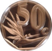 50 Cents iSewula Afrika - iNingizimu Afrika, South Africa, 2019 reverse image