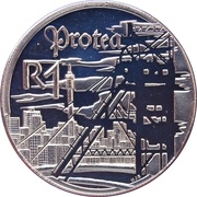1 Rand Gold Mining, South Africa, 1999 reverse image