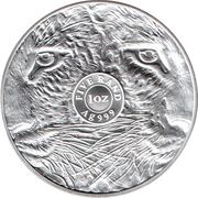5 Rand The Big Five Series II - Leopard, South Africa, 2023 reverse image