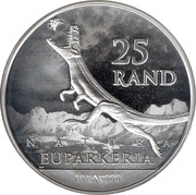 25 Rand Euparkeria, South Africa, 2019 reverse image