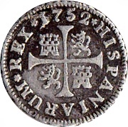 ½ Real - Fernando VI reverse image