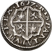 1 Real - Felipe IV milled, Spain, 1627-1660 reverse image