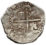 2 Reales - Felipe II Seville, Spain, 1566-1598 reverse image