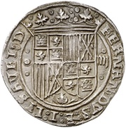 4 Reales - Ferdinandus V and Elisabet I Burgos obverse image