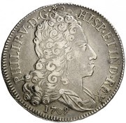 4 Reales - Felipe V Madrid,large bust obverse image
