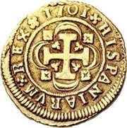 2 Escudos - Felipe V Seville reverse image