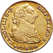2 Escudos - Carlos III low gold obverse image