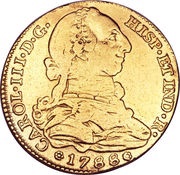 4 Escudos - Carlos III obverse image