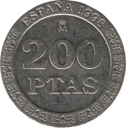200 Pesetas - Juan Carlos I reverse image