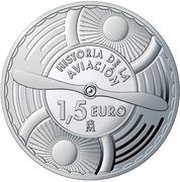 1½ Euros Bell X-1 reverse image