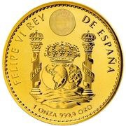 1½ Euros - Felipe VI Caballo Cartujano - Gold Bullion Coin obverse image