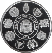 5 Euros - Felipe VI Cathedrals Beach obverse image