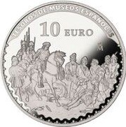 10 Euro Federico de Madrazo, Spain, 2015 reverse image