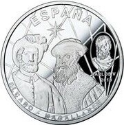 10 Euros Magellan-Elcano Expedition - Departure obverse image