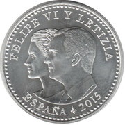 30 Euros - Felipe VI Part II of Don Quixote obverse image