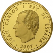 200 Euros - Juan Carlos I 50th Anniversary of the Treaty of Rome obverse image