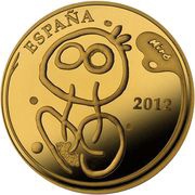 400 Euros Joan Miró obverse image