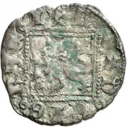 Dinero - Enrique II Burgos, Spain, 1373-1379 reverse image