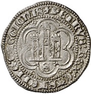 2 Maravedis - Pedro I Seville obverse image