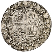 Real - Juan I Coruna, Spain, 1379-1390 reverse image