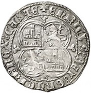 Real - Enrique III Burgos, Spain, 1400-1406 reverse image