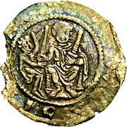 Denar - Vladislaus II, Bohemia, 1140-1158 reverse image