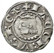 Dinero - Jaime II Barcelona obverse image