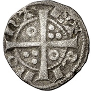 Dinero - Jaime II Barcelona, Spain, 1291-1327 reverse image
