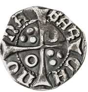 ⅓ Croat - Alfonso IV, Spain, 1416-1458 reverse image
