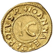 ½ Ducat - Ioana and Carolus I obverse image