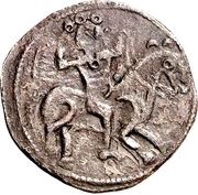 1 Denier - Ferdinand II knight, Spain, 1162-1165 reverse image