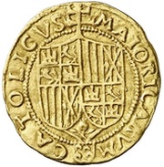 1 Ducat - Ferdinandus II large head, Spain, 1508-1516 reverse image