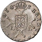 ½ Maravedi - Fernando VII, Spain, 1818 reverse image