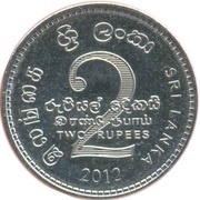 2 Rupees Scout Movement Centenary, Sri Lanka, 2012 reverse image