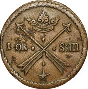 1 Öre Silvermynt - Charles XI reverse image