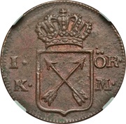 1 Öre Kopparmynt - Gustav III reverse image