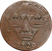 ½ Öre Silvermynt - Frederick I obverse image
