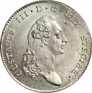 1 Riksdaler - Gustav III obverse image